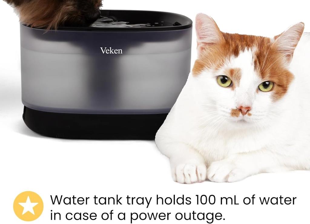 How often do you change the filter on a Veken Cat Water Fountain